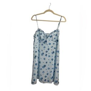 Wild Fable Blue Floral Chemise